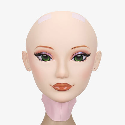 All New Barbie doll mask by InTheMask by MOLIS featuring gag, latex hood, and detailed costume for collectible or costume use.