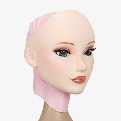 All New Barbie doll mask by NEOGAN featuring a latex hood and gag, in the InTheMask by MOLIS collection.