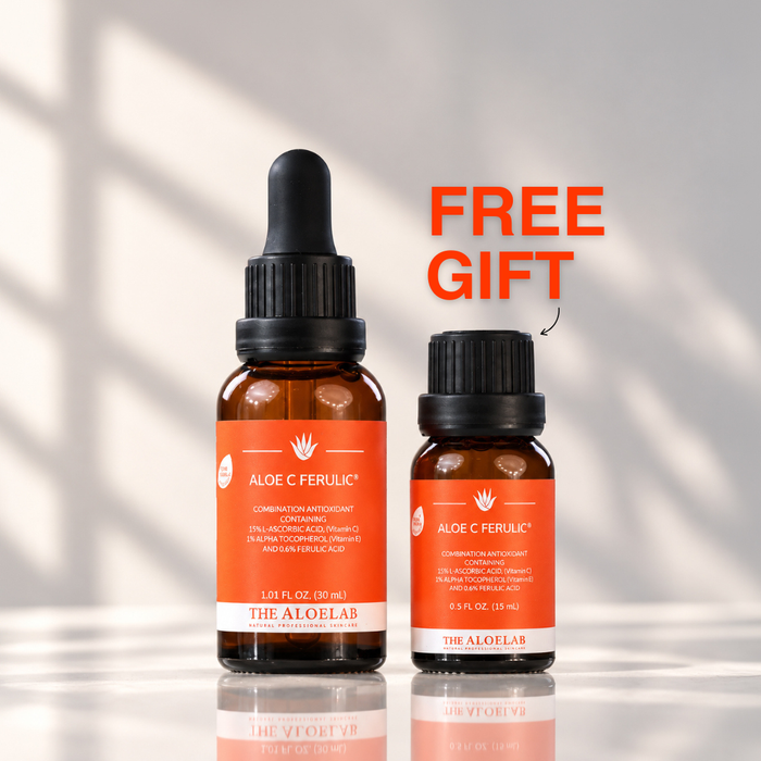 ALOE C FERULIC WITH 15% L-ASCORBIC ACID with FREE 15ml Aloe C Ferulic - The ALOELAB