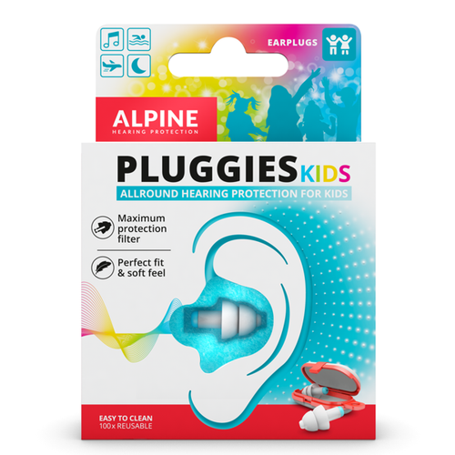Alpine Pluggies Kids Earplugs Box