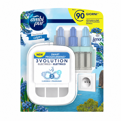 Ambi Pur 3Volution diffusore e ricarica Lenor Capri