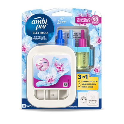 AMBI PUR 3VOLUTION DIFFUSORE + RICARICA LENOR RISVEGLIO PRIMAVERILE