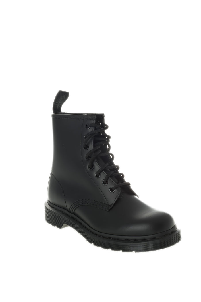DR. MARTENS anfibio 1460 smooth mono nero <BR/> 1460 MONO SMOOTH-BLACK