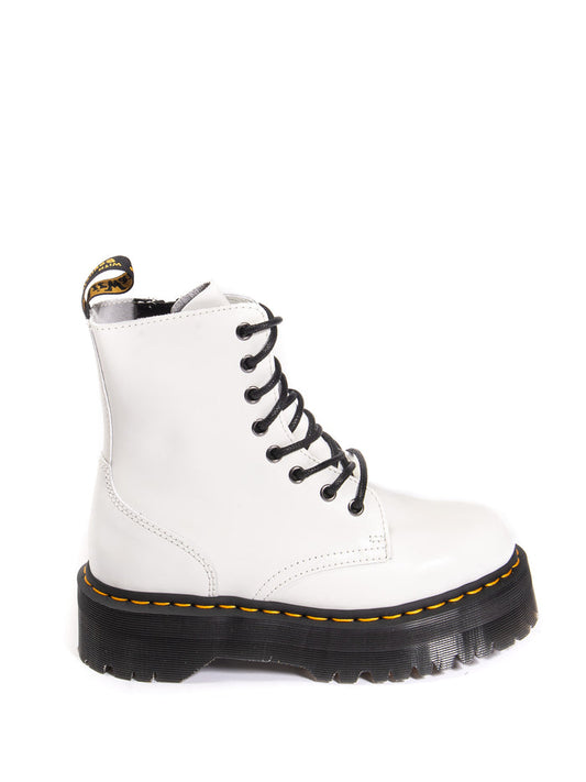 DR. MARTENS Anfibio jadon smooth bianco JADON SMOOTH-WHITE