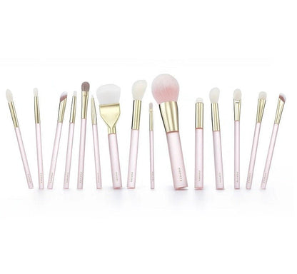 ANGEL'S PINK GLOW - Set 15 Pensule Cu Pouch Roz - skinseen.ro