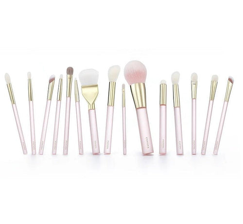 ANGEL'S PINK GLOW - Set 15 Pensule Cu Pouch Roz - skinseen.ro