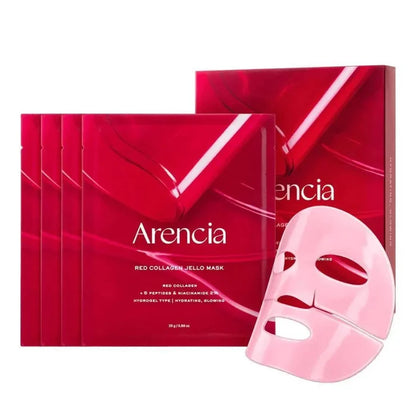 Arencia Red Collagen Jello Mask 4 pcs