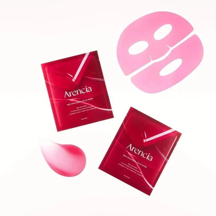 Arencia Red Collagen Jello Mask 4 pcs