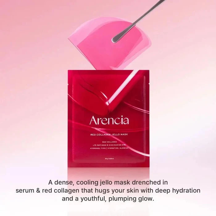 Arencia Red Collagen Jello Mask 4 pcs
