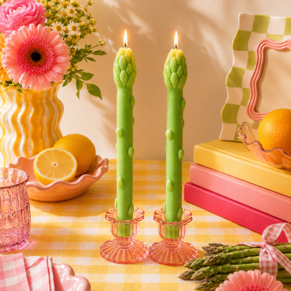 Asparagus Taper Candle