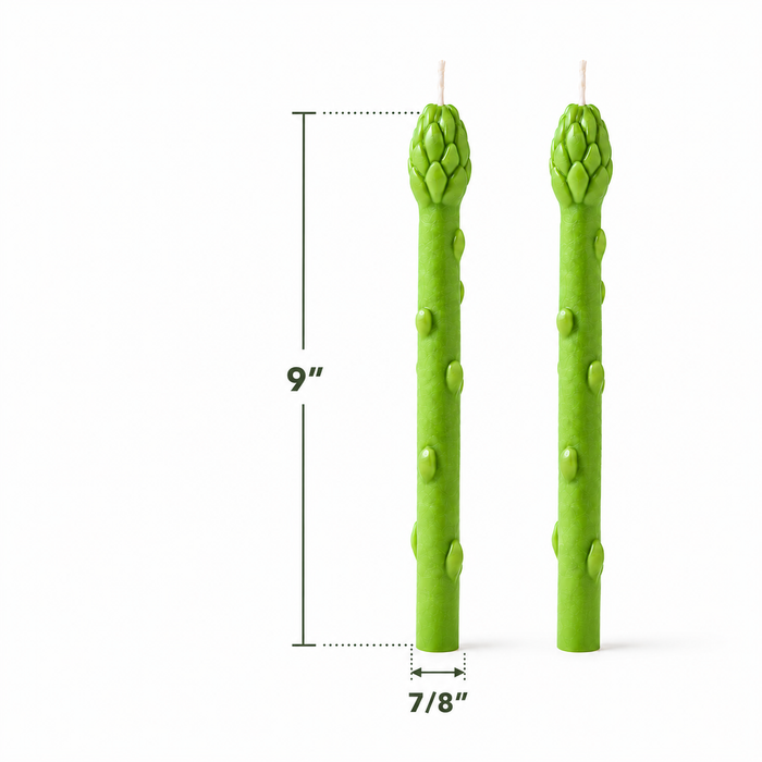 Asparagus Taper Candle