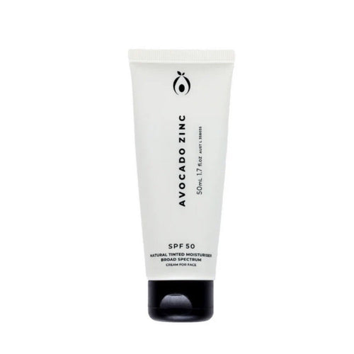 Avocado Zinc SPF50 Natural Tinted Moisturiser Light 50ml - L'Organic