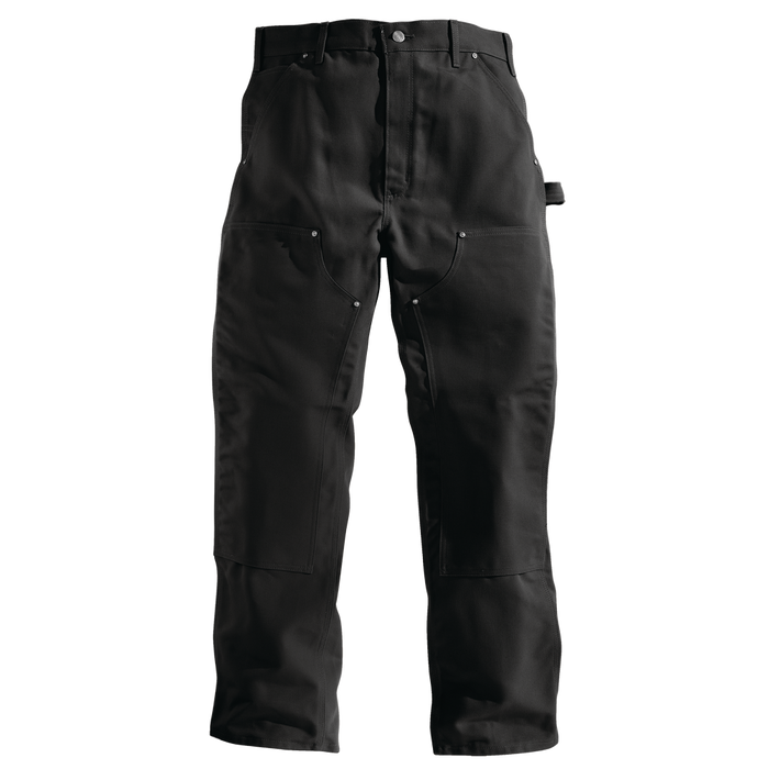 B01 Loose Fit Firm Duck Double-Front Utility Work Pant - BLK-Black | Carhartt 106679