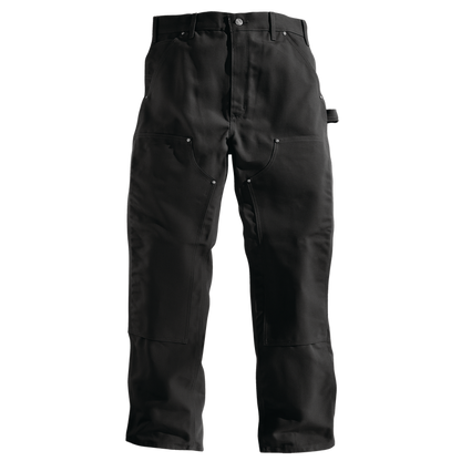 B01 Loose Fit Firm Duck Double-Front Utility Work Pant - BLK-Black | Carhartt 106679