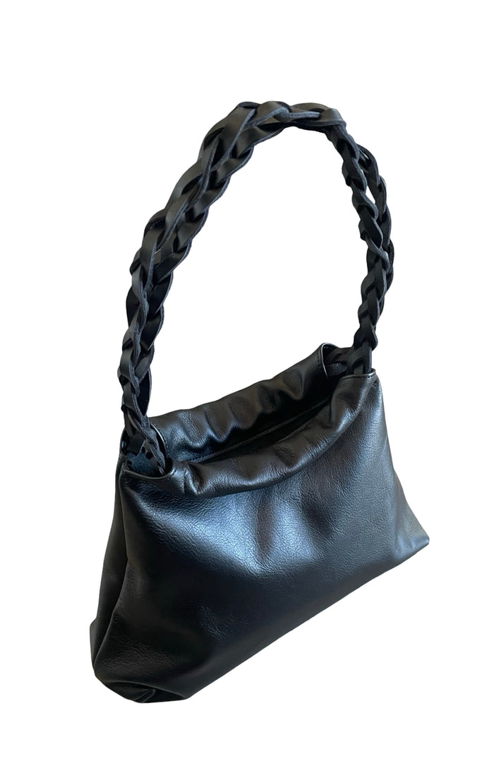 B55 Braided handle shoulder bag