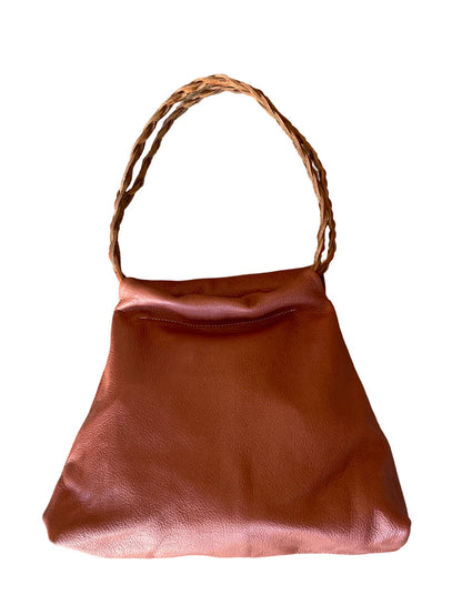 B55 Braided handle shoulder bag