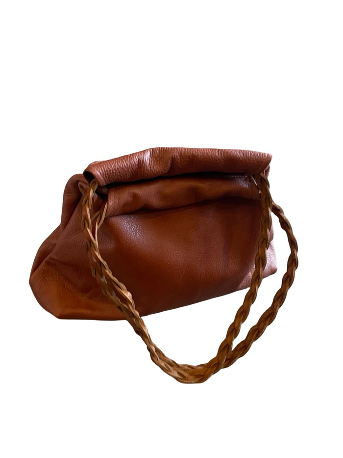 B55 Braided handle shoulder bag