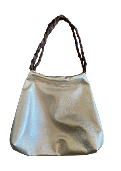 B55 Braided handle shoulder bag