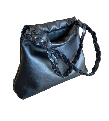 B55 Braided handle shoulder bag
