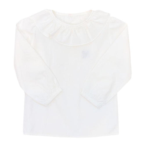 Bailey White Ruffle Blouse