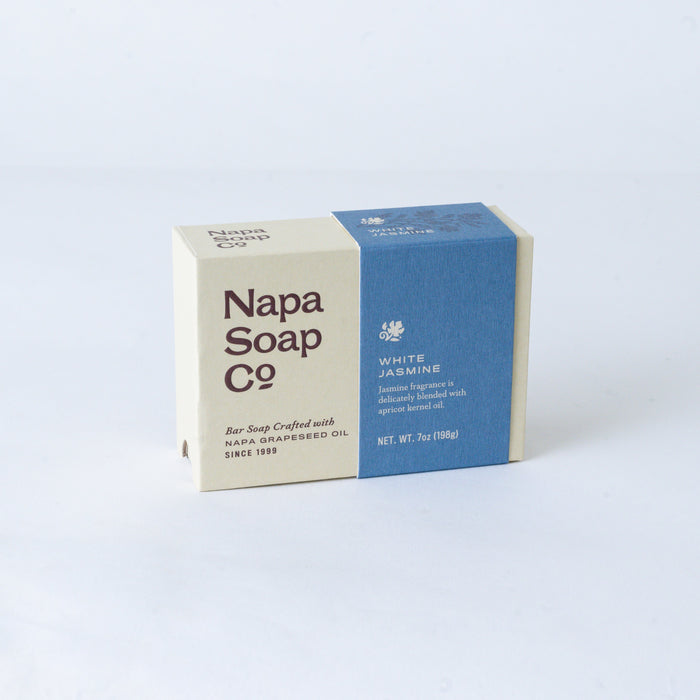 Napa Soap Co. bar soap packaging on a white background