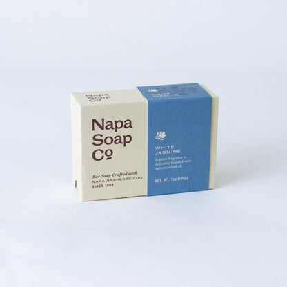 Napa Soap Co. bar soap packaging on a white background