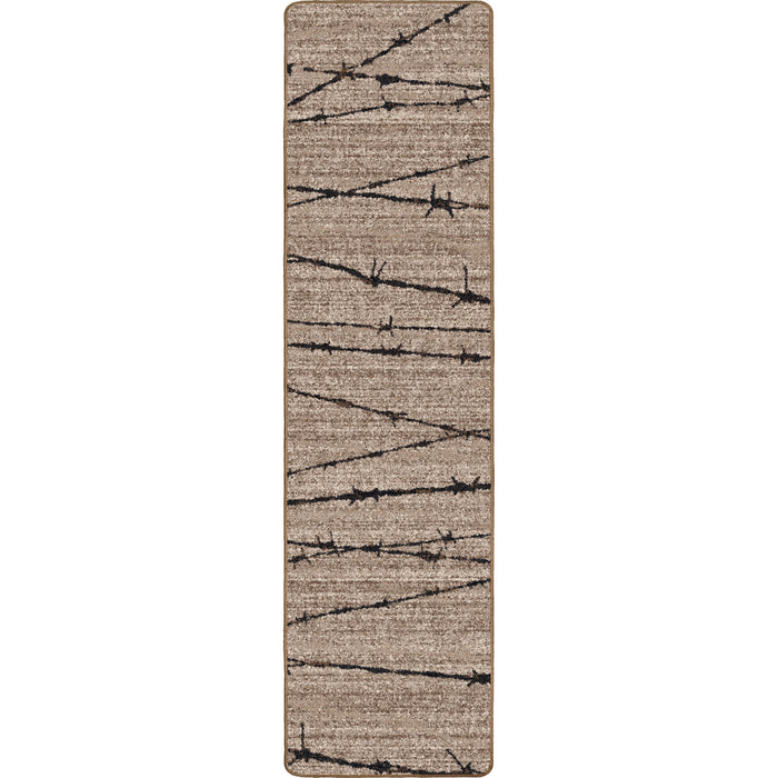 Image of an area rug, Barbed Wire - Natural