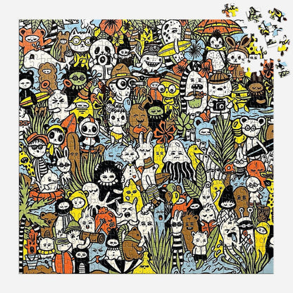 Barbtropolois Wild Nights | 500 Piece Jigsaw Puzzle