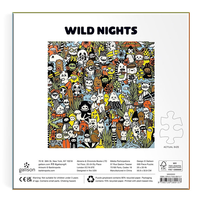 Barbtropolois Wild Nights | 500 Piece Jigsaw Puzzle