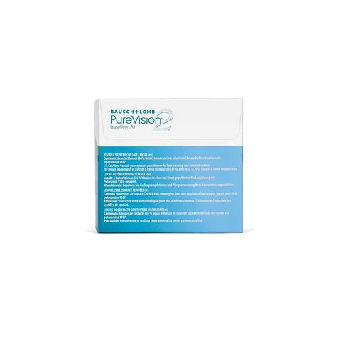 Bausch Lomb Pure Vision2 HD contact lenses 6 Lens per Box