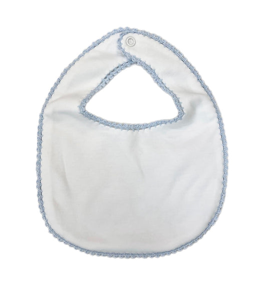 BCC Bib with Blue Crochet