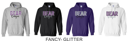Bear Canyon Basic Hoodie- 4 Designs- Matte or Glitter