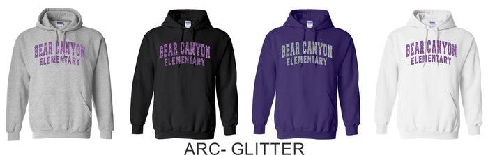 Bear Canyon Basic Hoodie- 4 Designs- Matte or Glitter