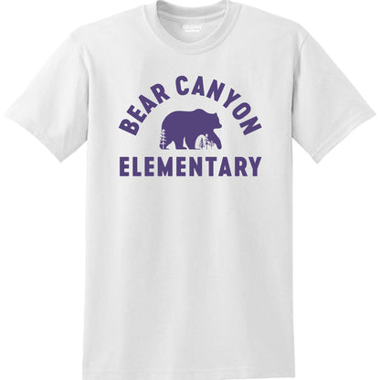Bear Canyon Basic Tee BEAR Design- Matte or Glitter