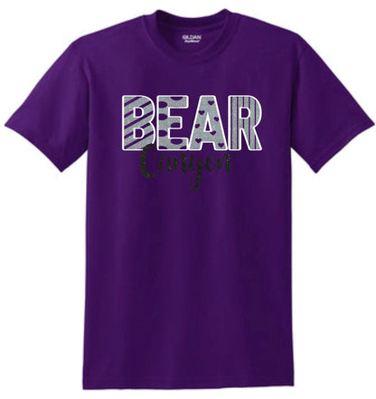 Bear Canyon Basic Tee FANCY Design- Matte or Glitter