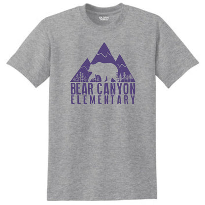 Bear Canyon Basic Tee LOGO Design- Matte or Glitter