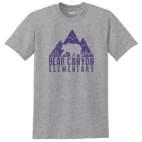 Bear Canyon Basic Tee LOGO Design- Matte or Glitter