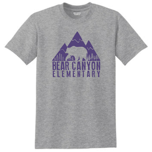 Bear Canyon Basic Tee LOGO Design- Matte or Glitter
