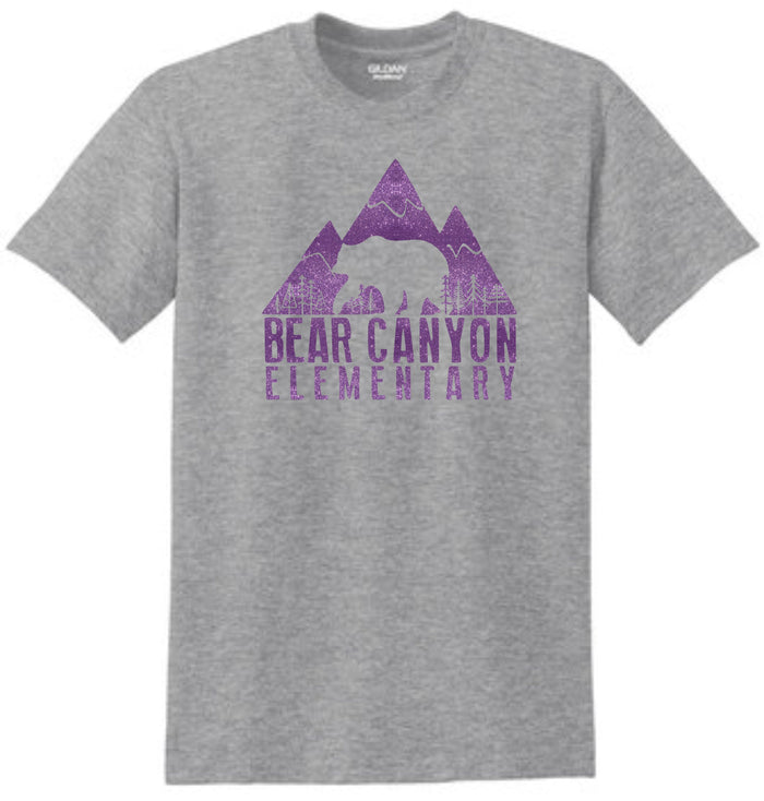 Bear Canyon Basic Tee LOGO Design- Matte or Glitter