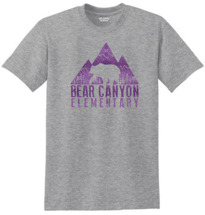 Bear Canyon Basic Tee LOGO Design- Matte or Glitter