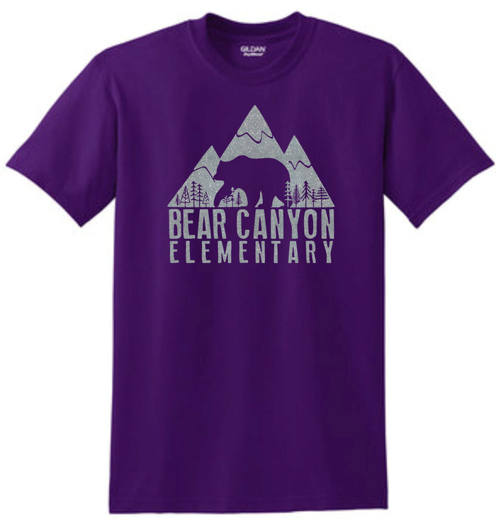 Bear Canyon Basic Tee LOGO Design- Matte or Glitter
