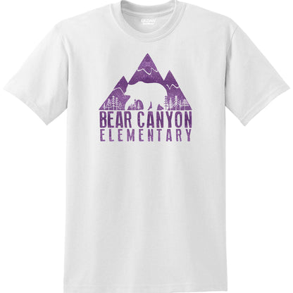 Bear Canyon Basic Tee LOGO Design- Matte or Glitter