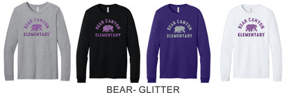 Bear Canyon Bella Canvas Long Sleeve Tee- 4 Designs