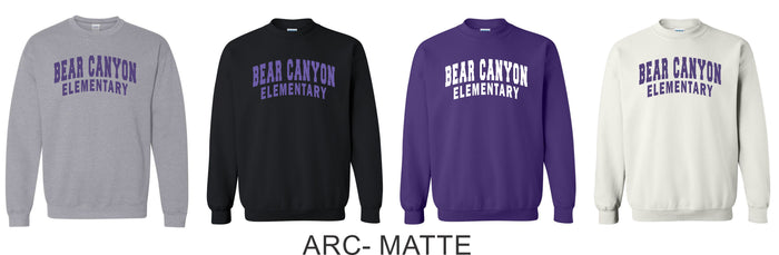 Bear Canyon Crewneck Sweatshirt- 4 Designs
