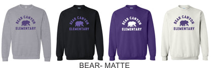Bear Canyon Crewneck Sweatshirt- 4 Designs
