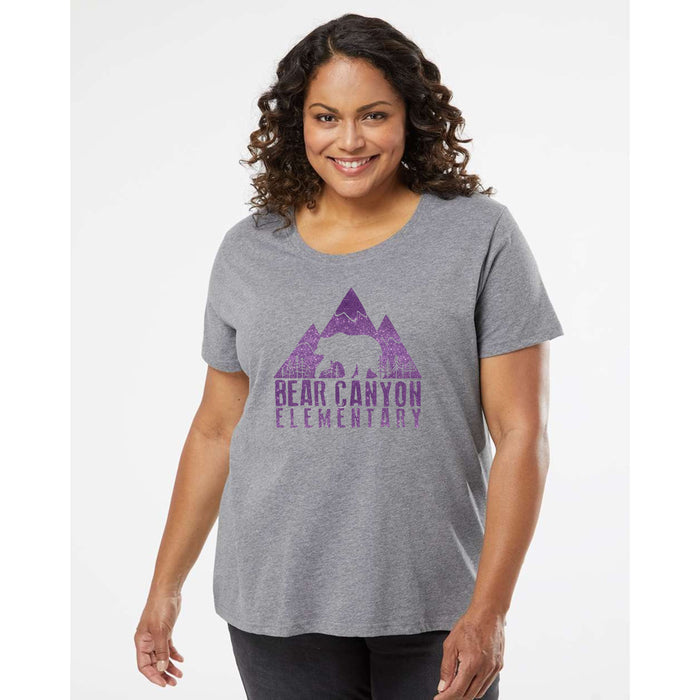 Bear Canyon Curvy Ladies Tee- Matte or Glitter- 4 Designs