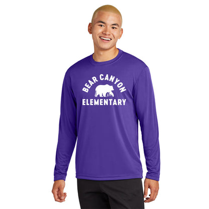 Bear Canyon Wicking Long Sleeve Tee- Youth, Ladies, Adult Sizes