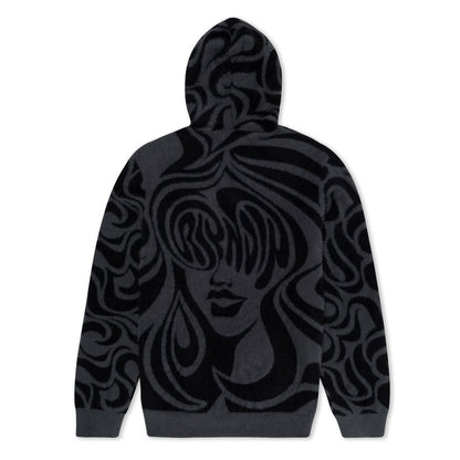 RIPNDIP Beautiful Fomo Mohair Hoodie (Black)