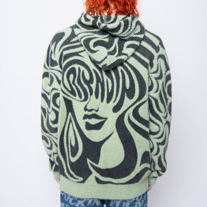 368222 Beautiful Fomo Mohair Hoodie (Pistachio)