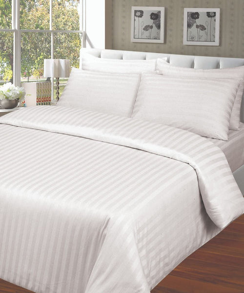 Bedsheet Bed Sheet Stripe 210 Tc Cotton 40s Count Fabric